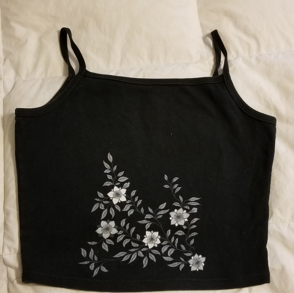 Cotton mid drift tank top